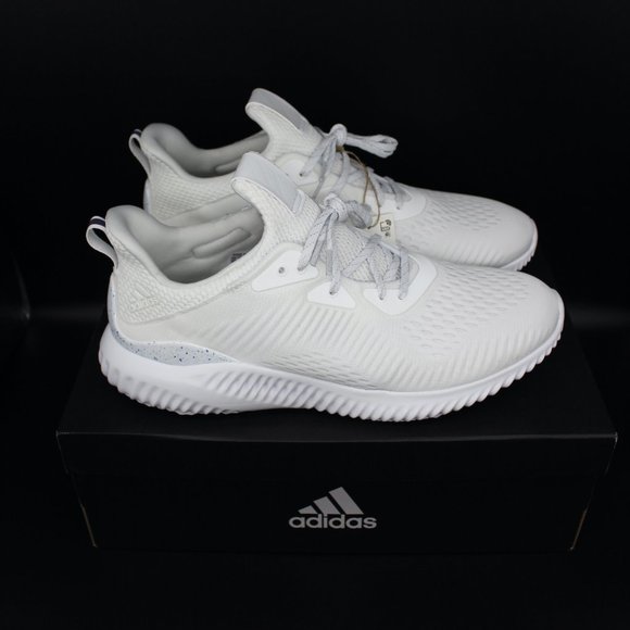 ADIDAS GV9745 AlphaBounce1 m White White Royal Blue Mens - Picture 3 of 8